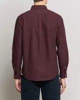 Colorful Standard Herren Hemd Organic Button Down Shirt Oxblood Red