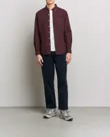 Colorful Standard Herren Hemd Organic Button Down Shirt Oxblood Red