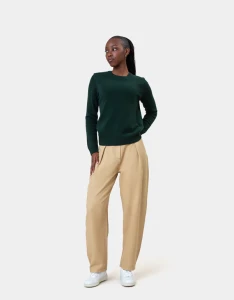 Colorful Standard Damen Pullover Classic Merino Wool Crew Honey Beige