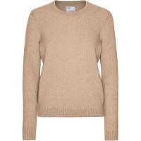 Colorful Standard Damen Pullover Classic Merino Wool Crew Honey Beige