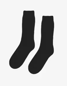 Colorful Standard Unisex Socken Merino Wool Blend Deep Black