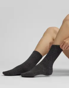 Colorful Standard Unisex Socken Merino Wool Blend Deep Black