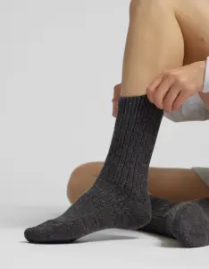 Colorful Standard Unisex Socken Merino Wool Blend Deep Black