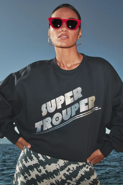 by bar Damen Sweater Bibi Super uniform blue