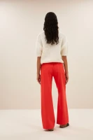 by bar Damen Hose Mees Twill poppy red