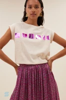 by bar Damen T-Shirt Thelma Boogie oyster melee