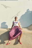 by bar Damen T-Shirt Thelma Boogie oyster melee