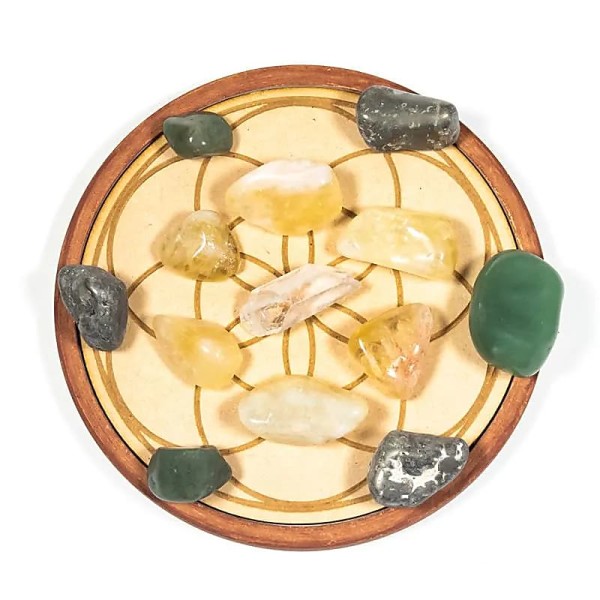 Phoenix Kristallraster Wohlstand - 15,5cm