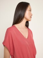 Lanius Damen Jumpsuit 14304 lipstick