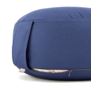 Bodynova Meditationskissen RONDO ECO Dinkelfüllung dunkelblau