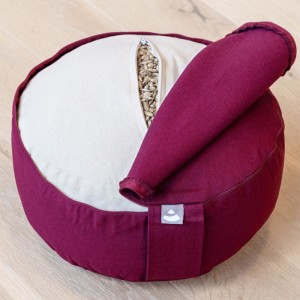Bodynova Meditationskissen RONDO ECO Dinkelfüllung dunkelblau