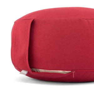 Bodynova Meditationskissen RONDO ECO Dinkelfüllung bordeaux