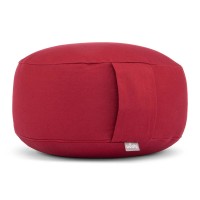 Bodynova Meditationskissen RONDO ECO Dinkelfüllung bordeaux