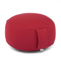 Bodynova Meditationskissen RONDO ECO Dinkelfüllung bordeaux
