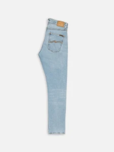 Nudie Jeans Herren Hose Lean Dean Blue Noise