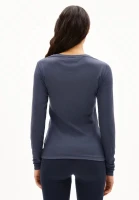 Armedangels Damen Longsleeve Jaaleaa moonlight gray