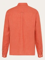 KnowledgeCotton Herren Hemd Leinen 1090011 langoustino
