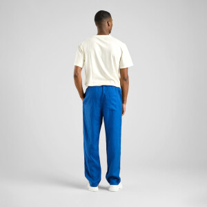 Dedicated Herren Hose Klitmoeller Linen Limoges blue