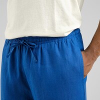 Dedicated Herren Hose Klitmoeller Linen Limoges blue