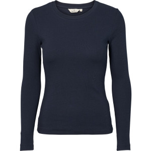 Basic Apparel Damen Longsleeve Ludmilla Sky Captain