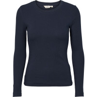 Basic Apparel Damen Longsleeve Ludmilla Sky Captain