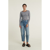 Basic Apparel Damen Longsleeve Ludmilla Sky Captain