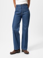 Nudie Jeans Damen Hose Holly Western Denim