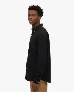 Colorful Standard Herren Hemd Organic Button Down Shirt Deep Black