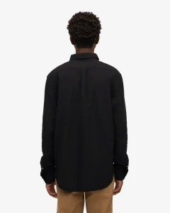 Colorful Standard Herren Hemd Organic Button Down Shirt Deep Black