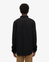 Colorful Standard Herren Hemd Organic Button Down Shirt Deep Black
