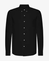 Colorful Standard Herren Hemd Organic Button Down Shirt Deep Black
