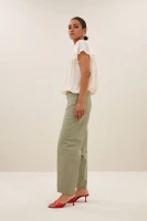 by bar Damen Hose begum poplin GD seagrass