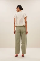 by bar Damen Hose begum poplin GD seagrass