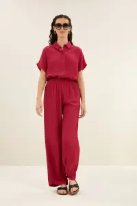 by bar Damen Hose robyn viscose cerise