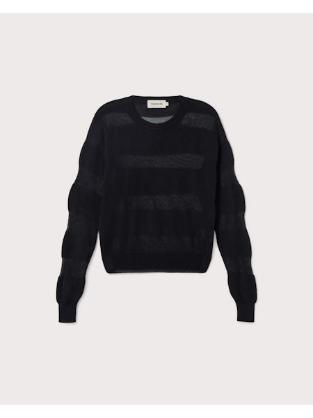 Thinking Mu Damen Pullover Be knit black