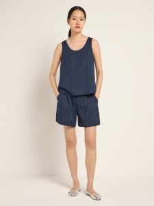 Lanius Damen Top Trägertop midnight / offwhite
