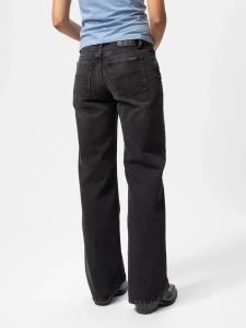 Nudie Jeans Damen Hose Wide Heidi slow black