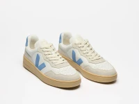 Veja Damen Schuhe V-90 O.T. Leather Extra-White Aqua Natural