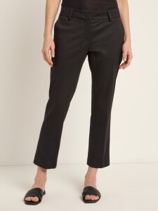 Lanius Damen Hose mit schmalem Bein OCS black