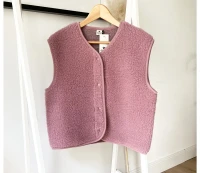 Alwero UNISEX Woll Weste TYB venetian pink
