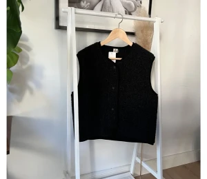 Alwero UNISEX Woll Weste TYB Deep Black