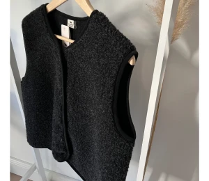 Alwero UNISEX Woll Weste TYB Deep Black