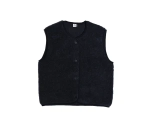 Alwero UNISEX Woll Weste TYB Deep Black