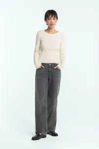 Kings of Indigo Damen Hose Joan Pony Black OD Black
