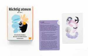 Laurence King Verlag Kartenset Richtig atmen mit Biet
