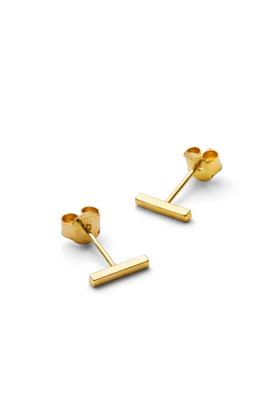 Jukserei Ohrstecker Linie gold