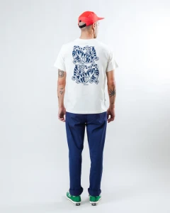 Brava Herren T-Shirt Asis Tigris regular ecru