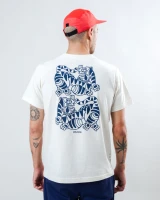 Brava Herren T-Shirt Asis Tigris regular ecru