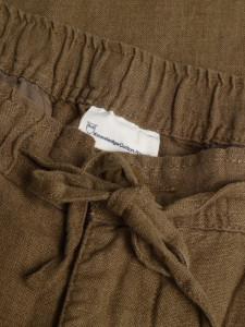KnowledgeCotton Herren Hose Fig Leinen1070003 tuffet