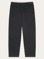 KnowledgeCotton Herren Hose FLINT organic cotton twill chino 1070091 black jet